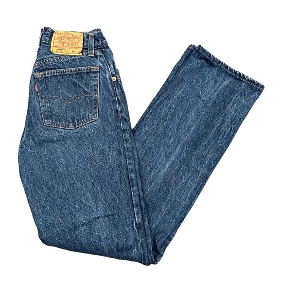 Levi 501 Button Fly 80’s Vintage Jeans Size 26 Waist 32 Length - Picture 1 of 10